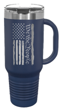 Load image into Gallery viewer, We The People Flag 40oz Handle Mug Laser Engraved
