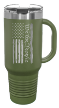 Load image into Gallery viewer, We The People Flag 40oz Handle Mug Laser Engraved
