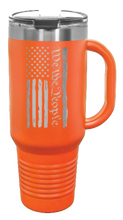 Load image into Gallery viewer, We The People Flag 40oz Handle Mug Laser Engraved
