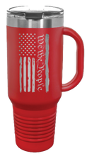 Load image into Gallery viewer, We The People Flag 40oz Handle Mug Laser Engraved
