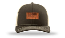 Load image into Gallery viewer, We The People Flag Leather Patch Richardson 112 Hat
