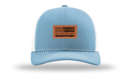 We The People Flag Leather Patch Richardson 112 Hat
