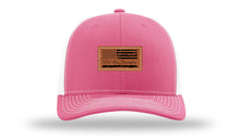Load image into Gallery viewer, We The People Flag Leather Patch Richardson 112 Hat

