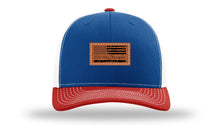Load image into Gallery viewer, We The People Flag Leather Patch Richardson 112 Hat
