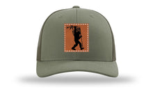 Load image into Gallery viewer, Squatch AR Flag Leather Patch Richardson 112 Hat
