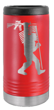 Load image into Gallery viewer, Squatch AR Flag Laser Engraved Slim Can Insulated Koosie
