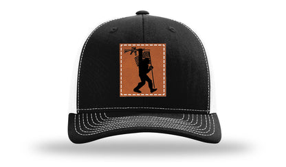 Sasquatch AR Flag Leather Patch Richardson 112 Hat
