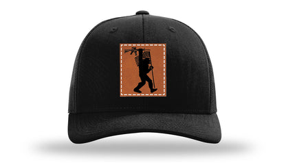 Sasquatch AR Flag Leather Patch Richardson 112 Hat