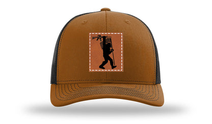 Sasquatch AR Flag Leather Patch Richardson 112 Hat