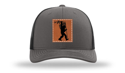 Sasquatch AR Flag Leather Patch Richardson 112 Hat