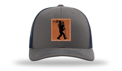 Sasquatch AR Flag Leather Patch Richardson 112 Hat