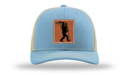 Sasquatch AR Flag Leather Patch Richardson 112 Hat
