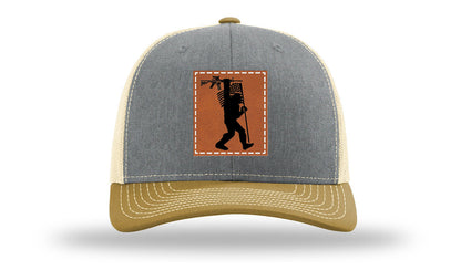 Sasquatch AR Flag Leather Patch Richardson 112 Hat