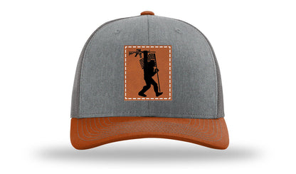 Sasquatch AR Flag Leather Patch Richardson 112 Hat