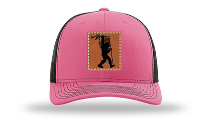 Sasquatch AR Flag Leather Patch Richardson 112 Hat