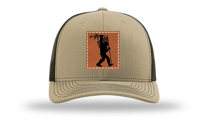 Sasquatch AR Flag Leather Patch Richardson 112 Hat