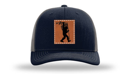 Sasquatch AR Flag Leather Patch Richardson 112 Hat