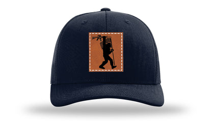 Sasquatch AR Flag Leather Patch Richardson 112 Hat
