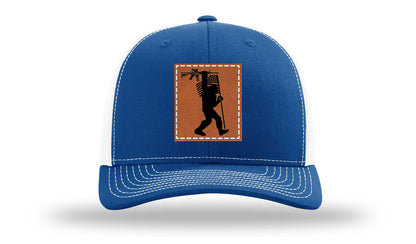 Sasquatch AR Flag Leather Patch Richardson 112 Hat