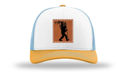 Sasquatch AR Flag Leather Patch Richardson 112 Hat