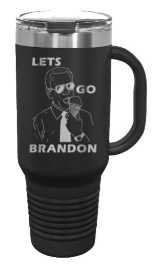 Let's Go Brandon 40oz Handle Mug Laser Engraved