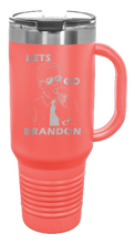 Load image into Gallery viewer, Let&#39;s Go Brandon 40oz Handle Mug Laser Engraved
