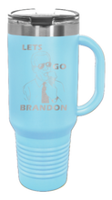 Load image into Gallery viewer, Let&#39;s Go Brandon 40oz Handle Mug Laser Engraved
