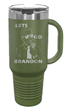 Load image into Gallery viewer, Let&#39;s Go Brandon 40oz Handle Mug Laser Engraved
