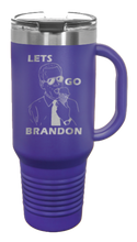 Load image into Gallery viewer, Let&#39;s Go Brandon 40oz Handle Mug Laser Engraved
