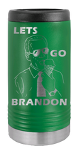 Load image into Gallery viewer, Let&#39;s Go Brandon Laser Engraved Slim Can Insulated Koosie
