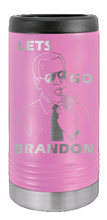 Load image into Gallery viewer, Let&#39;s Go Brandon Laser Engraved Slim Can Insulated Koosie
