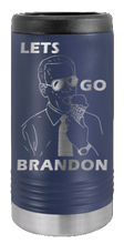 Load image into Gallery viewer, Let&#39;s Go Brandon Laser Engraved Slim Can Insulated Koosie
