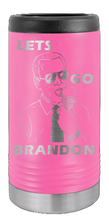 Load image into Gallery viewer, Let&#39;s Go Brandon Laser Engraved Slim Can Insulated Koosie
