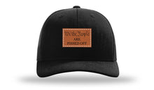 Load image into Gallery viewer, We The People Are Pissed Off Leather Patch Richardson 112 Hat
