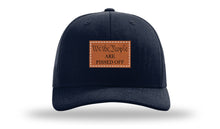 Load image into Gallery viewer, We The People Are Pissed Off Leather Patch Richardson 112 Hat

