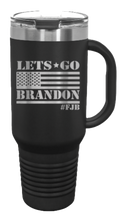 Load image into Gallery viewer, Let&#39;s Go Brandon Flag 40oz Handle Mug Laser Engraved
