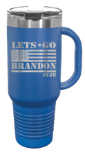 Load image into Gallery viewer, Let&#39;s Go Brandon Flag 40oz Handle Mug Laser Engraved
