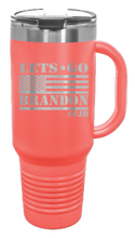 Load image into Gallery viewer, Let&#39;s Go Brandon Flag 40oz Handle Mug Laser Engraved
