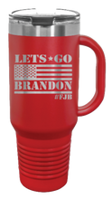 Load image into Gallery viewer, Let&#39;s Go Brandon Flag 40oz Handle Mug Laser Engraved
