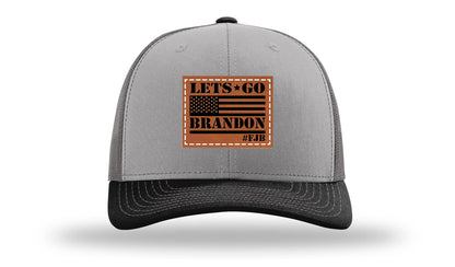 Let's Go Brandon #FJB Leather Patch Richardson 112 Hat