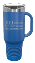 Load image into Gallery viewer, Pledge Flag 40oz Handle Mug Laser Engraved
