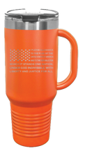 Load image into Gallery viewer, Pledge Flag 40oz Handle Mug Laser Engraved
