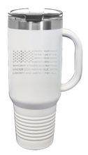 Load image into Gallery viewer, Pledge Flag 40oz Handle Mug Laser Engraved
