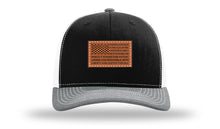 Load image into Gallery viewer, Pledge Of Allegiance Flag Leather Patch Richardson 112 Hat
