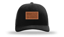 Load image into Gallery viewer, Pledge Of Allegiance Flag Leather Patch Richardson 112 Hat

