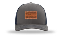 Load image into Gallery viewer, Pledge Of Allegiance Flag Leather Patch Richardson 112 Hat
