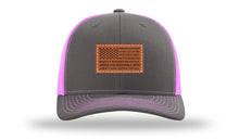 Load image into Gallery viewer, Pledge Of Allegiance Flag Leather Patch Richardson 112 Hat
