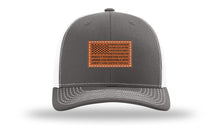 Load image into Gallery viewer, Pledge Of Allegiance Flag Leather Patch Richardson 112 Hat

