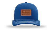 Load image into Gallery viewer, Pledge Of Allegiance Flag Leather Patch Richardson 112 Hat
