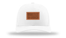 Load image into Gallery viewer, Pledge Of Allegiance Flag Leather Patch Richardson 112 Hat
